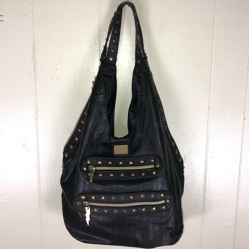 Betseyville Rocket Hobo bag studs well loved - Picture 3 of 15